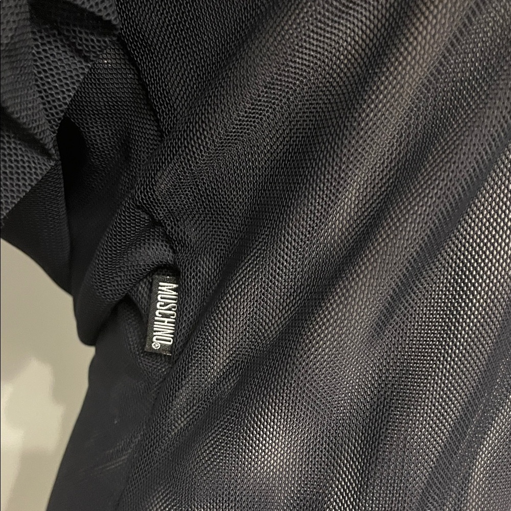 Vintage Moschino Black Sheer Blouse - Picture 2 of 8